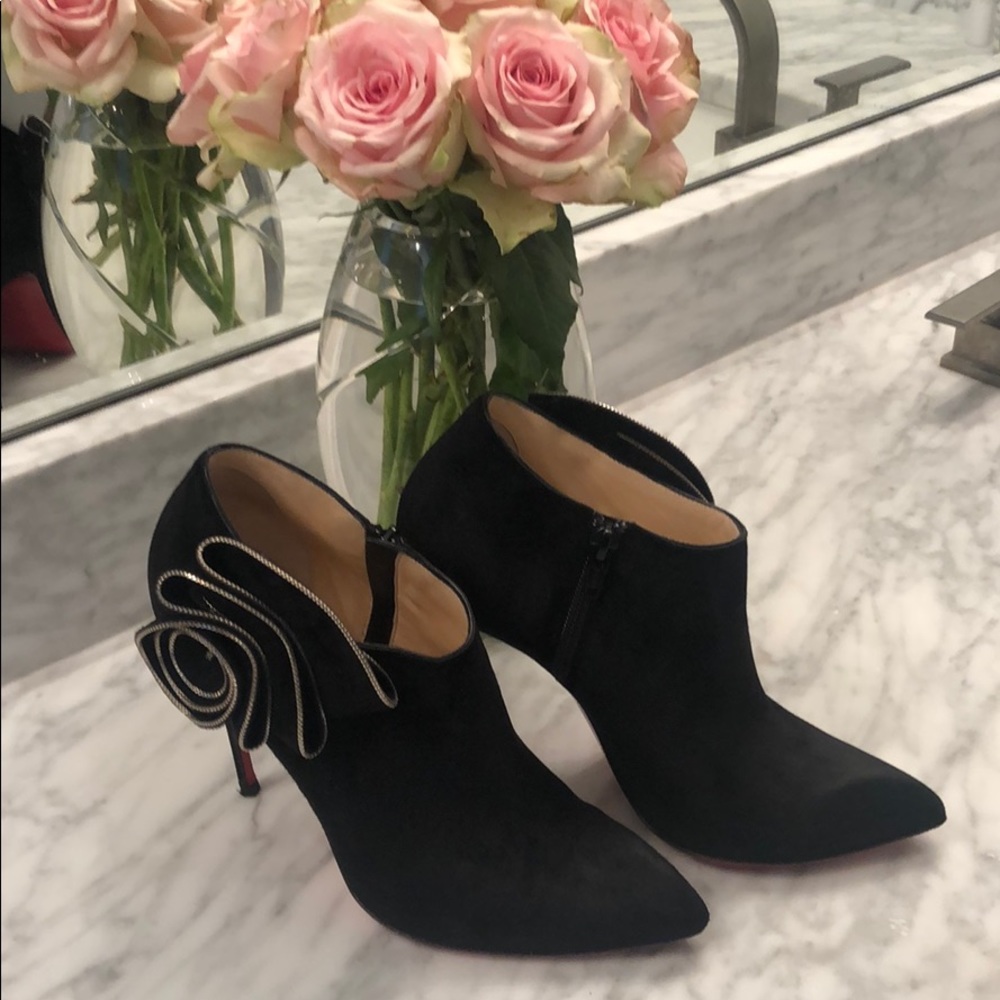 Black Louboutin Booties - Picture 2 of 5